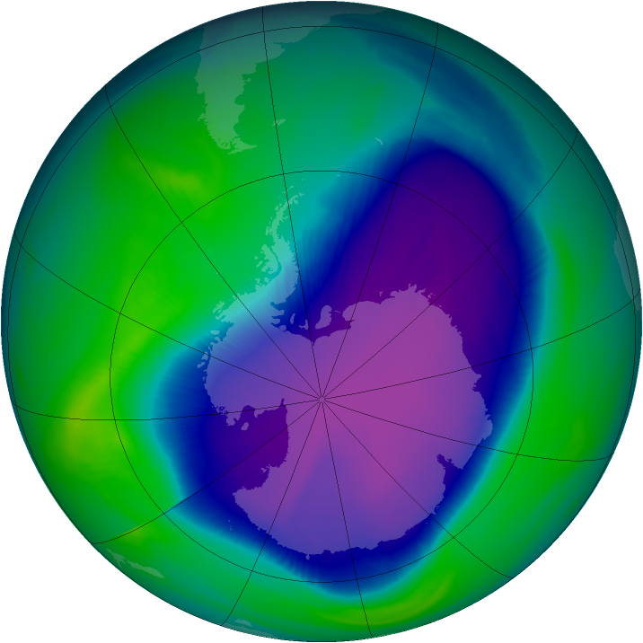 Ozone Map 2006-10-12